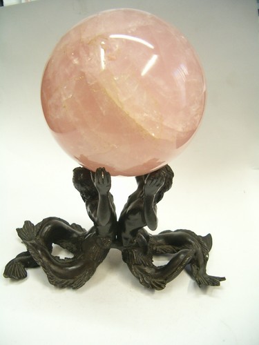 Sfera quarzo rosa - rosa, naturale