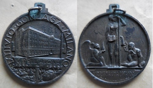 Medaglia istituto gonzaga - medaglia,