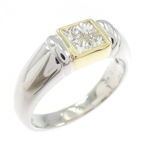 Autentico anello con diamanti