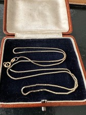 Collana catena scatola oro 9