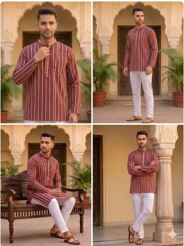 Camicia tunica uomo kurta - tunica,