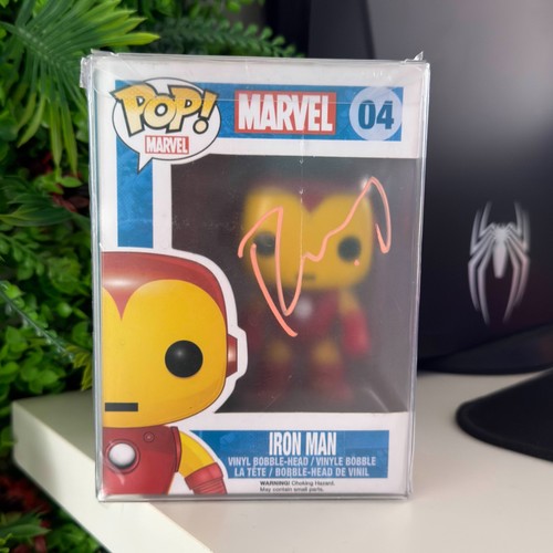 Signed iron man robert - iron,