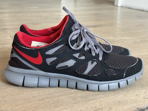 Nike free run nero - 2, nero-rosso
