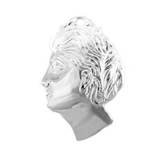 Ex voto in metallo testa di