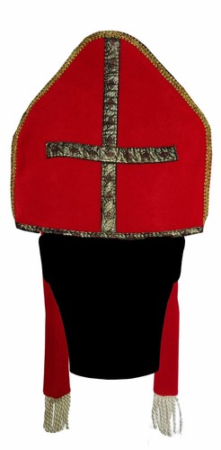Cappello vescovo - vescovo, oro)
