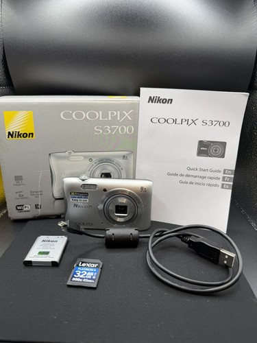Nikon coolpix s3700 - nikon, argento