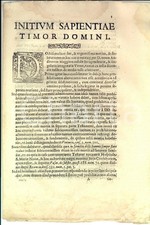 1680 FIRENZE Sul legato di un testatore pro Ospedale di SANTA MARIA NOVELLA