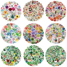 50-100 Pezzi Adesivi Fiori