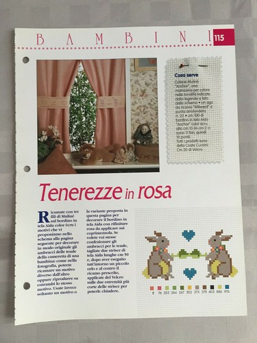 Schema punto croce bambini - schema,