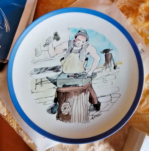 Piatti ceramica dipinti - ceramica,