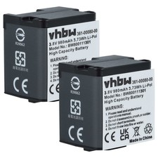 2x Batteria per Garmin Virb X