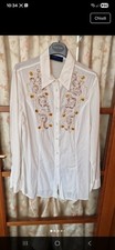 Camicia Leggera Con Ricami Tg