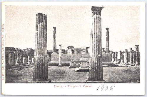 1905 pompei tempio venere - tempio,