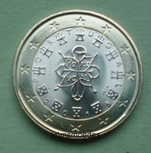 Portogallo moneta euro - moneta, da