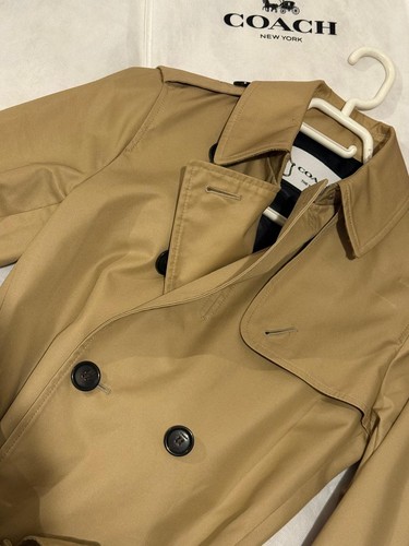 Coach trench coat beige nuovo - trench,