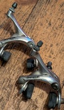 Pinza freno stradale vintage Campagnolo Mirage, set anteriore e posteriore, pastiglie buone condizioni
