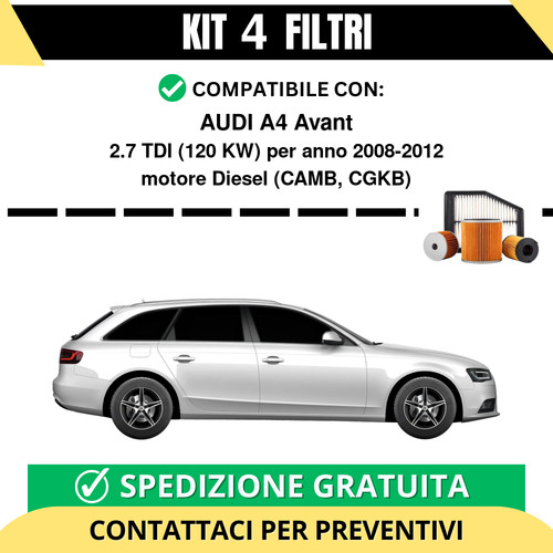 Kit filtri risparmio - filtri, per