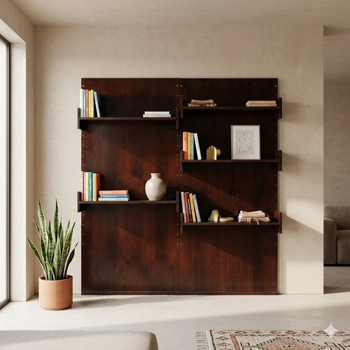 Libreria parete vintage - a,