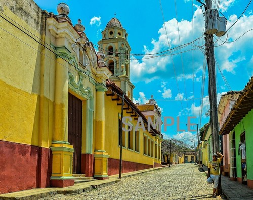 Foto colorata trinidad scena - foto,