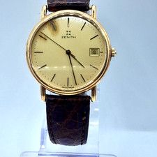 Orologio  Zenith quartz date oro giallo 18kt  anni '90
