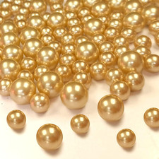 140pz Perline Oro Perle per