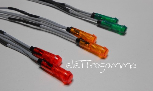 Pezzo lampada neon spia - pezzo,