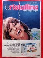 Pubblicità Anni 60-70 Acqua Frizzante Cristallina Ferrero