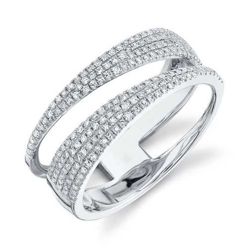 Diamante pave aperto avvolgere - aperto,