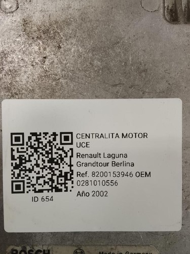 0281010556 centralina motore