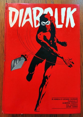 Libro rosso diabolik 1974 - rosso,