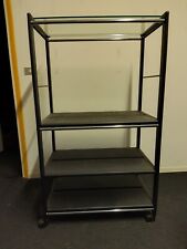 SECCO scaffalatura porta televisione e ripiani con ruote