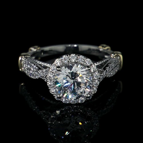 Anello fidanzamento halo - anello,