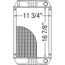 Radiator Fits Bobcat 543 533