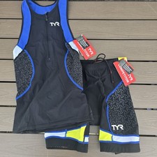 TYR Men Black/blue 2 Pc