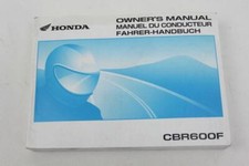MANUALE USO E MANUTENZIONE HONDA CBR 600 F 01-06 F4 LINGUE: ENG - FR - DE