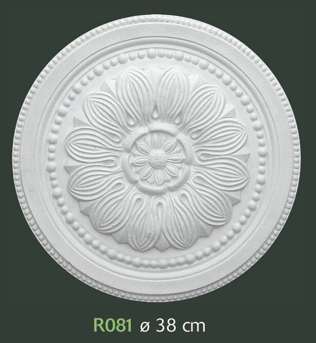 Rosone gesso bianco per - in,