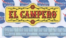 ADESIVO STICKER VINTAGE AUFKLEBER AUTOCOLLANT EL CAMPERO