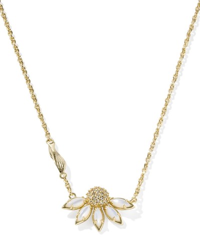 Collana kendra scott oro - collana, fiore