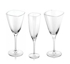 Servizio 18 Calici Cristallo Times Square IVV Oro 6 Persone Bicchieri Acqua Vino