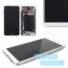 Per Samsung Galaxy Note 3 N900A N900T digitalizzatore touch screen con cornice nero