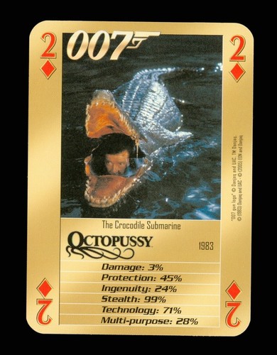 Playing card 007 bonds - 1,