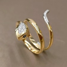 Anello serpente ORO Giallo 18