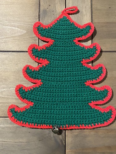 Albero natale vintage fatto - vintage,