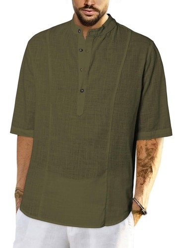 Alvaq camicia uomo lino - camicia,