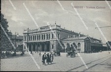 bf189 cartolina trieste citta' stazione centrale