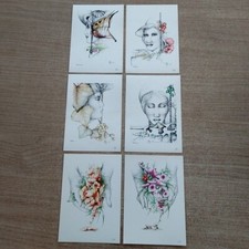 Se1)  Lotto Stampe Quadri Arte Stagioni Esco Riza  Collezione Scrapbooking Rare