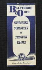 1954 BALTIMORE & OHIO FERROVIA