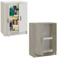 MOBILETTO ARMADIO MULTIUSO SALVASPAZIO 2 ANTE 2 RIPIANI INGRESSO MOBILE LEGNO