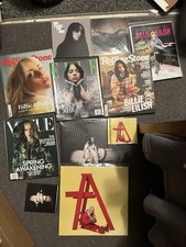 Billie Eilish Music Cd Vinyl Magazine Collection. Exclusive Flexi Disc RARE