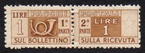 Pacchi postali 1946 lira - pacchi,